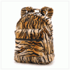 TIGER PRINT PLUSH BACKPACK