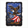 ED HARDY EAGLE WALL CLOCK