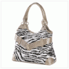 ZEBRA PRINT SEQUIN BAG