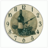WINE WALL CLOCK